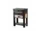 Telefontisch  Shabby Chic Massivholz Recycletes Holz Braun