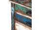 Telefontisch  Shabby Chic Massivholz Recycletes Holz Braun