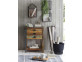 Telefontisch  Shabby Chic Massivholz Recycletes Holz Braun