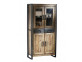 Vitrine Madras Modern Akazie Braun