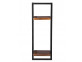 Wandregal Madras Modern Massivholz Metall Mango Braun