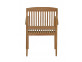 Gartenstuhl  Gartenmöbel Outdoor Modern Teak Honig