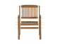 Gartenstuhl  Gartenmöbel Outdoor Modern Teak Honig