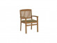 Gartenstuhl  Gartenmöbel Outdoor Modern Teak Honig
