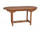 Gartentisch  Gartenmöbel Outdoor Modern Massivholz Teak Honig