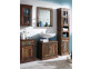 Spiegel  Shabby Chic Massivholz Recycletes Holz Braun