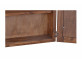 Spiegelschrank Bhatang Modern Glas Massivholz Teak Braun