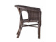 Armlehnstuhl Rattan Landhaus Braun