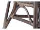 Armlehnstuhl Rattan Landhaus Braun