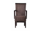 Armlehnstuhl Rattan Modern Mahagoni Braun