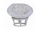 Sessel  Modern Rattan Weiß