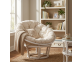 Sessel  Modern Rattan Weiß