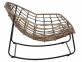 Sessel Rattan Landhaus Metall Rattan Braun