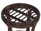 Sitzhocker Rattan Landhaus Rattan Braun