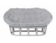 Sofa Rattan Modern Weiß