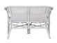 Sofa Rattan Modern Weiß