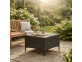 Gartentisch  Gartenmöbel Outdoor Modern 100% Polyester Aluminium Polyrattan Anthrazit