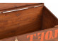 Kiste  Modern Recycletes Holz Haselnuss