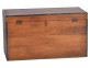Kiste  Modern Recycletes Holz Haselnuss