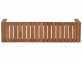 Bank  Gartenmöbel Outdoor Massivholz Teak Honig