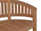 Bank  Gartenmöbel Outdoor Modern Massivholz Teak Honig