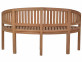 Bank  Gartenmöbel Outdoor Modern Massivholz Teak Honig