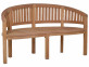 Bank  Gartenmöbel Outdoor Modern Massivholz Teak Honig