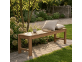 Bank  Gartenmöbel Outdoor Teak Honig