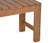 Bank  Gartenmöbel Outdoor Teak Honig