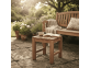 Beistelltisch  Gartenmöbel Outdoor Modern Teak Honig