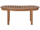 Couchtisch  Gartenmöbel Outdoor Modern Massivholz Teak Honig