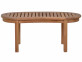 Couchtisch  Gartenmöbel Outdoor Modern Massivholz Teak Honig