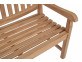 Gartenbank  Gartenmöbel Outdoor Modern Teak Honig 70065 2