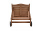 Gartenliege  Gartenmöbel Outdoor Modern Teak Honig