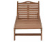 Gartenliege  Gartenmöbel Outdoor Modern Teak Honig
