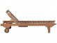 Gartenliege  Gartenmöbel Outdoor Modern Teak Honig