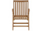 Gartenstuhl  Gartenmöbel Outdoor Modern Teak Honig 70070 5