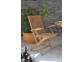 Gartenstuhl  Gartenmöbel Outdoor Modern Teak Honig