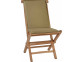 Gartenstuhl  Gartenmöbel Outdoor Modern Teak Honig