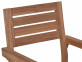 Gartenstuhl  Gartenmöbel Outdoor Modern Teak Honig
