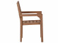 Gartenstuhl  Gartenmöbel Outdoor Modern Teak Honig
