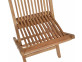 Gartenstuhl  Gartenmöbel Outdoor Modern Teak Honig