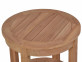 Gartentisch  Gartenmöbel Outdoor Modern Massivholz Teak Honig