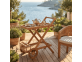 Servierwagen  Gartenmöbel Outdoor Modern Massivholz Teak Honig