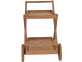 Servierwagen  Gartenmöbel Outdoor Modern Teak Honig 2