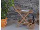Servierwagen  Gartenmöbel Outdoor Modern Teak Honig 5