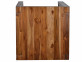 Bartisch Thali Modern Massivholz Teak Dunkelbraun