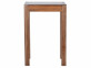 Bartisch Thali Modern Massivholz Teak Dunkelbraun