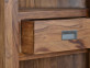 Eckvitrine Masala Modern Teak Braun