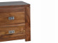 TV-Kommode Masala Modern Massivholz Teak Dunkelbraun